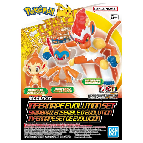 Bandai Pokemon Model Kit Infernape Evolution Set