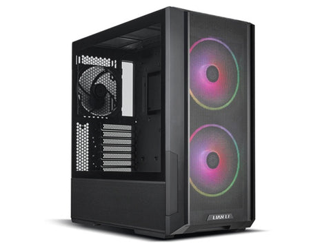 Lian Li LANCOOL 216 RGB Mid-Tower Case with ARGB Fans - Black