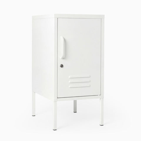 Desky Oslo Metal Locker Cabinet - White / Right Opening