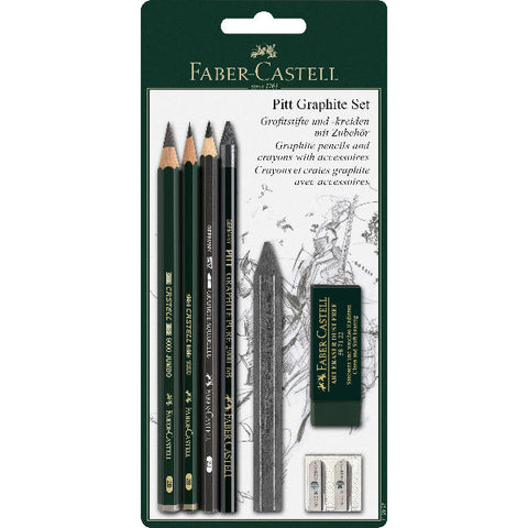 Faber-Castell Pitt Mixed Media Set, Assorted, 7Pcs