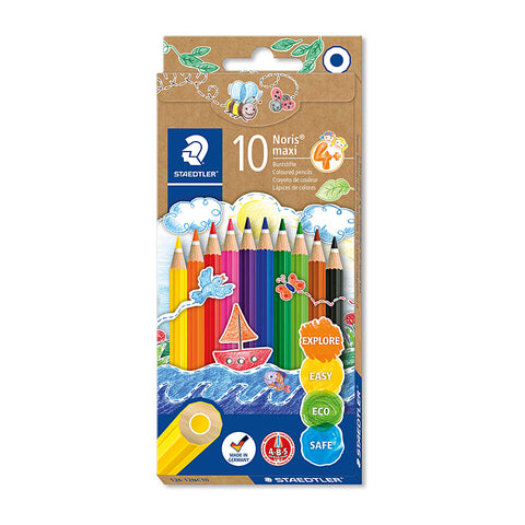 Staedtler Noris Club MAXI Learner Colour Pencils (Assorted) [Box 10]