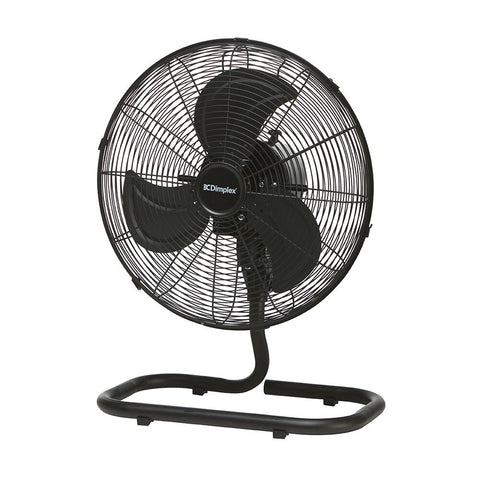 Dimplex High-Velocity Oscillating Floor Fan 50cm (Black)