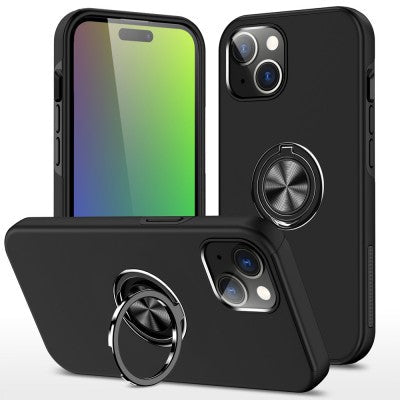 Redefine Magnetic Ring Holder Case for iPhone 15 Plus (Black)
