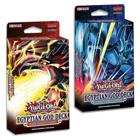 Konami Egyptian Gods Decks 1st Edition (Pair) YuGiOh