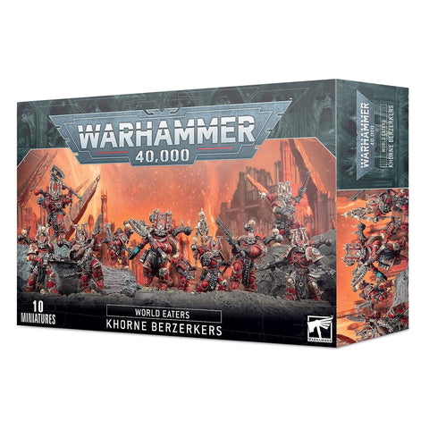 Games Workshop Warhammer 40K World Eaters Khorne Berserkers