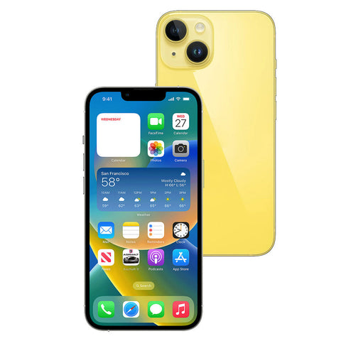 Apple iPhone 14 128GB (Yellow) [~Refurbished: Excellent]