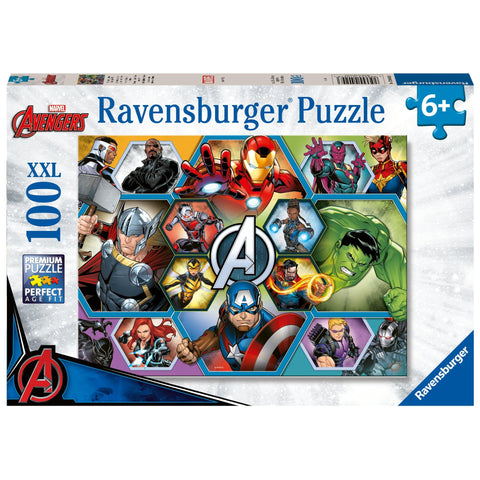 Ravensburger 100-Pieces Disney Marvel Earths Mightiest Heroes Puzzle