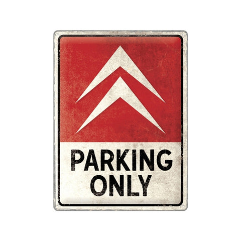 Nostalgic-Art Citroen Parking Only 30x40cm Large Metal Tin Sign Plaque