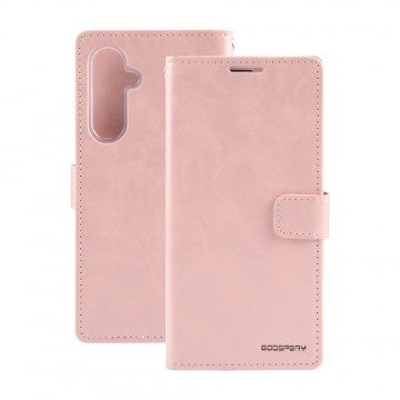 Goospery Bluemoon Diary for Galaxy S23 FE - Rose Gold
