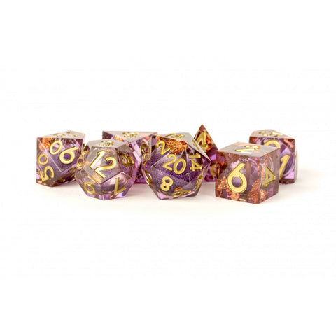 Fanroll By Metallic Dice Games MDG Aether Abstract Liquid Core Dice Set