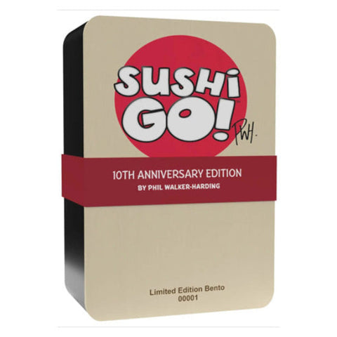 Gamewright Sushi Go 10th Anniversary Edition (Limited Edition Bento Box Tin)