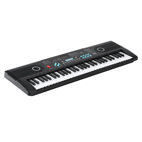 Alpha 61-Key Digital Piano Keyboard Electric Kids Gift (Black)
