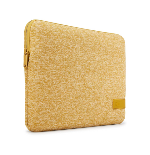 Case Logic Slim Reflect 13.3" Laptop Computer Sleeve in Yellow (Memory-Foam Protection)