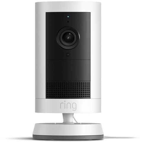 Ring Outdoor Security Camera Plus 2K Plug-In (White)