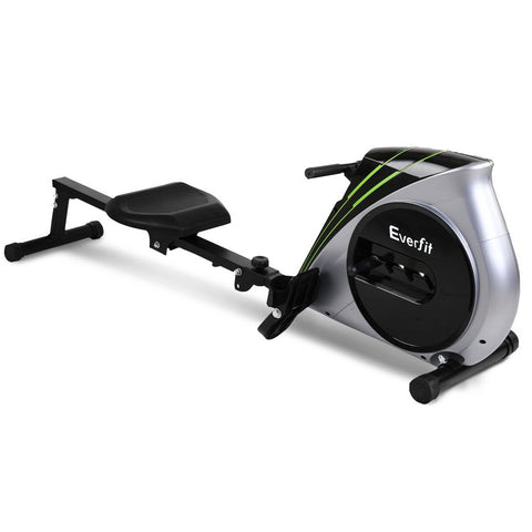 Everfit Rowing Machine Rower Elastic Rope Resistance Fitness Home Cardio (Silver)