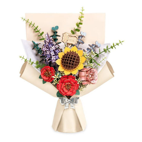 Robotime Wood Bloom Bouquet