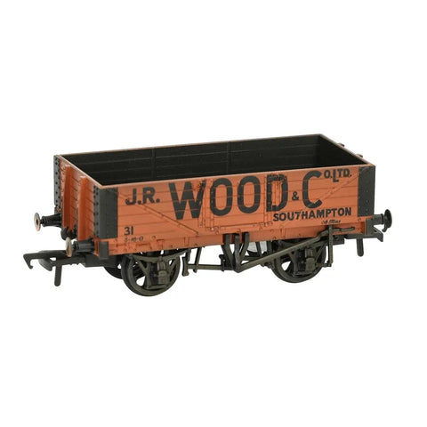 Bachman OO 5 Plank Wagon Wooden Floor 'J.R. Wood & Co. Ltd.' Orange