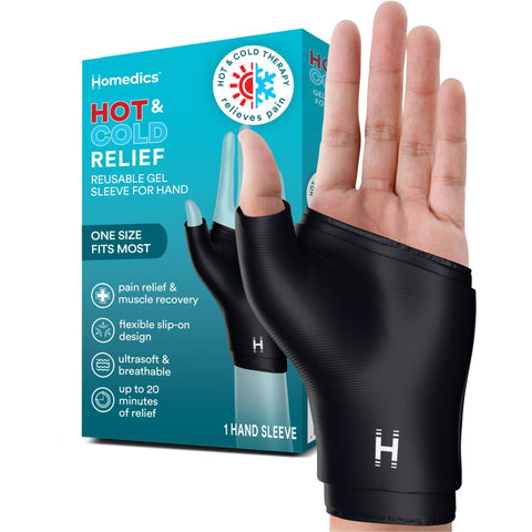 Homedics Hot & Cold Relief Gel Sleeve for Hand