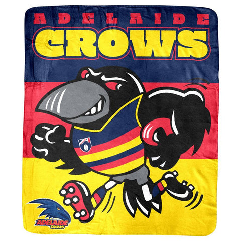 AFL - Adelaide Crows - Coral Fleece Rug