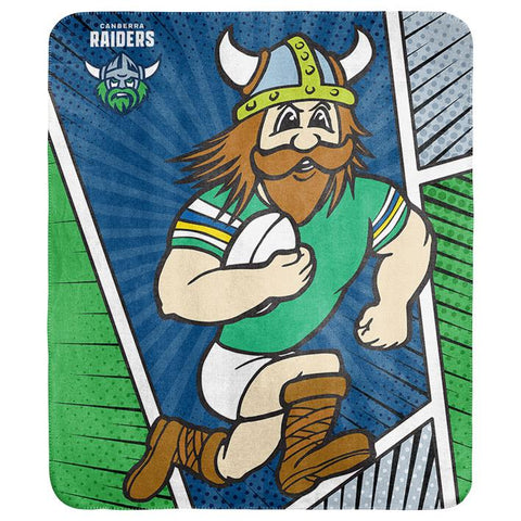 NRL - Canberra Raiders - Coral Fleece Rug