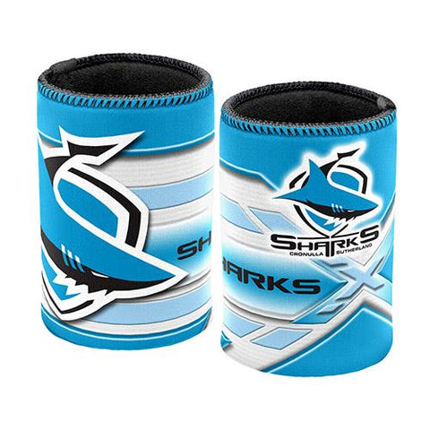 NRL - Cronulla-Sutherland Sharks - Logo Can Cooler/ Stubby Holder