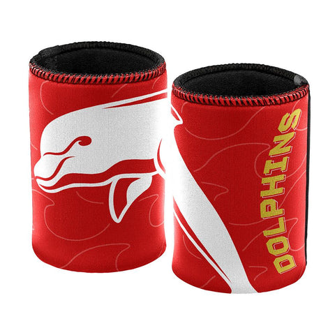 NRL - Dolphins - Logo Can Cooler/ Stubby Holder