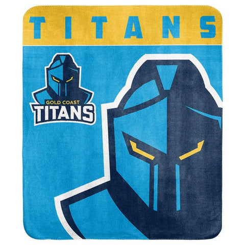 NRL - Gold Coast Titans - Polar Fleece Blanket