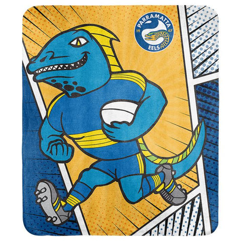 NRL - Parramatta Eels - Coral Fleece Rug