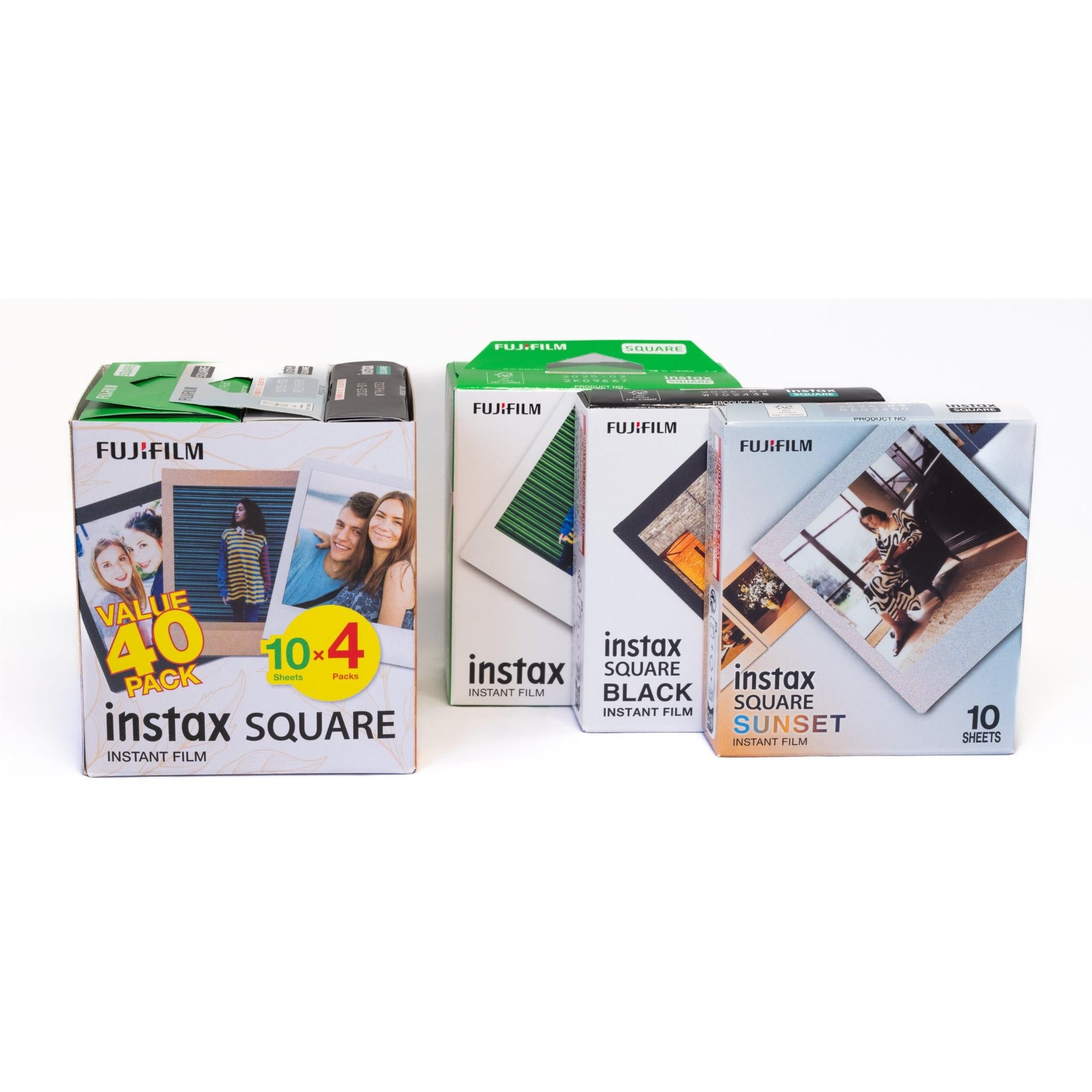 Fujifilm Instax Square Film Value Pack (40 Pack) JB Hi-Fi