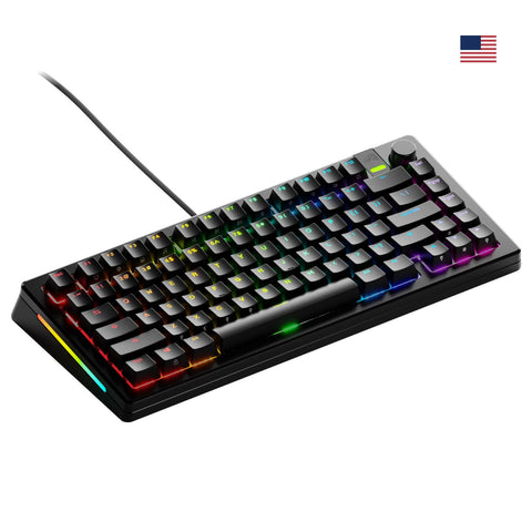 Glorious GMMK 3 PRO 75% Prebuilt Wired Gaming Keyboard (Black)