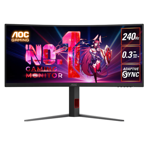 AOC CU34G4Z 34" WQHD 240Hz Curved Gaming Monitor