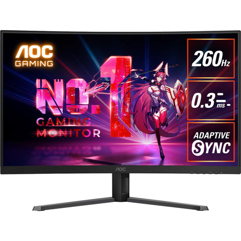 AOC C32G42ZE 32" FHD 260Hz Curved VA Gaming Monitor