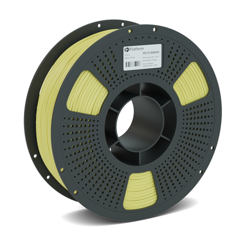 Filaform Naked PETG Matte 3D Printer Filament 1.75mm 1kg (Pastel Yellow)