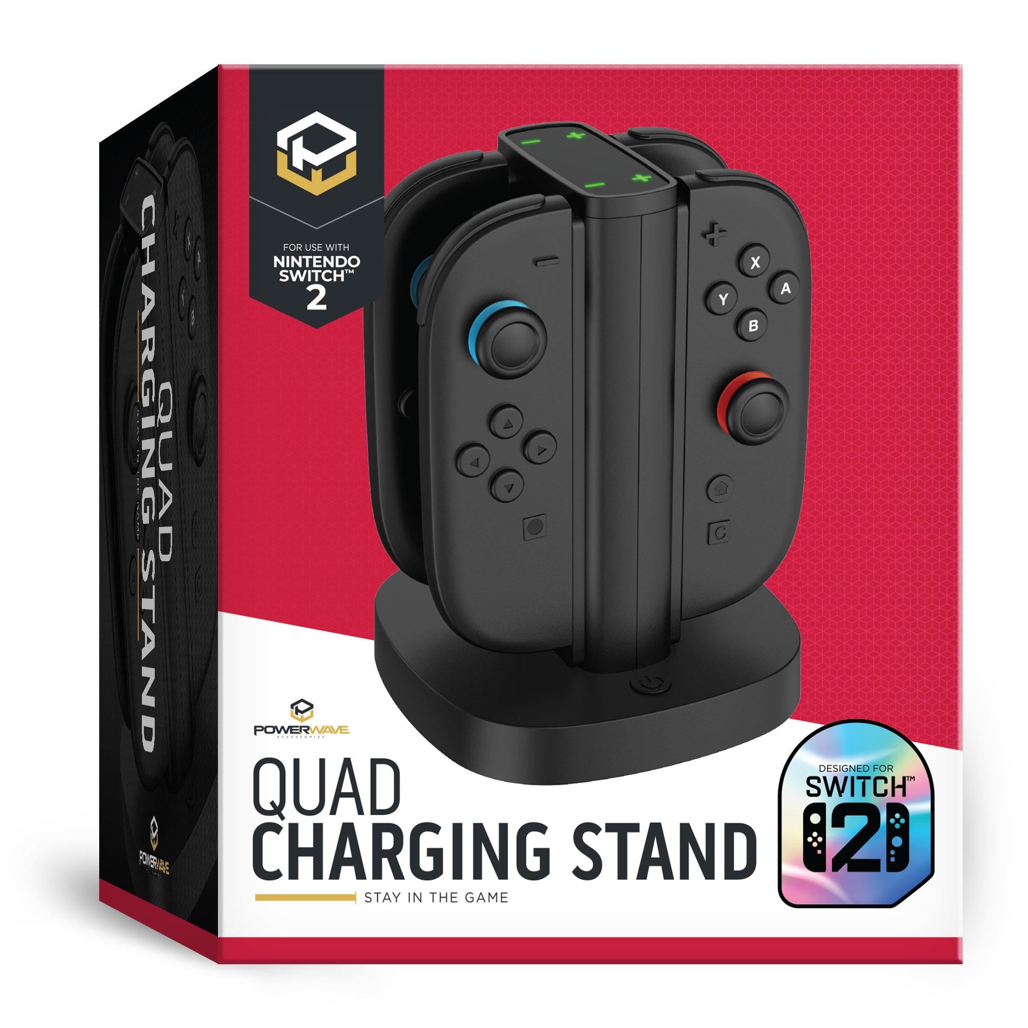Nintendo Switch Quad Charging Station Powerwave Quad Charging