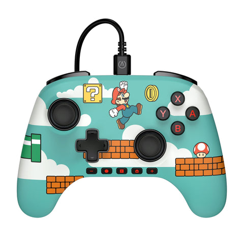 PowerA Advanced Wired Controller with hall effect modules for Nintendo Switch 2 (Mario Time)