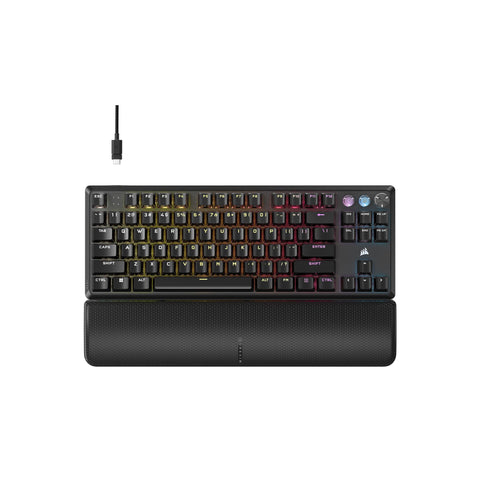 Corsair K70 PRO TKL Tenkeyless Magnetic Mechanical Gaming Keyboard (Black)