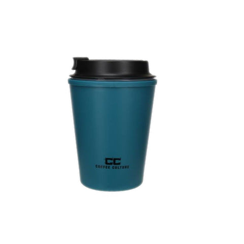 Coffee Culture Eco Double Wall 350ml Reusable Travel Cup (Prussian Blue)