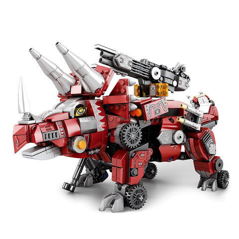Reobrix 930pc Mecha Dino: Triceratops with Power Building Set