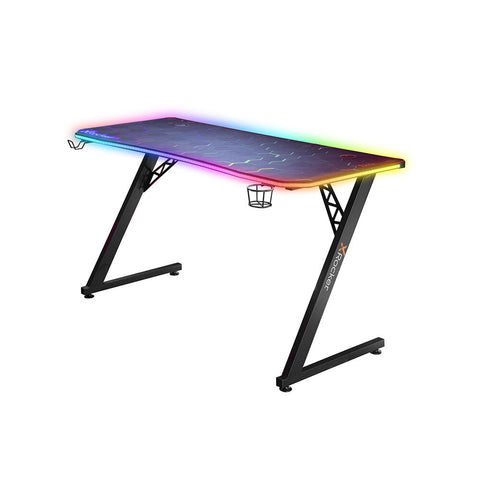 X Rocker Pulsar RGB XL Aluminium Gaming Desk with Neo Motion and Wireless Charging