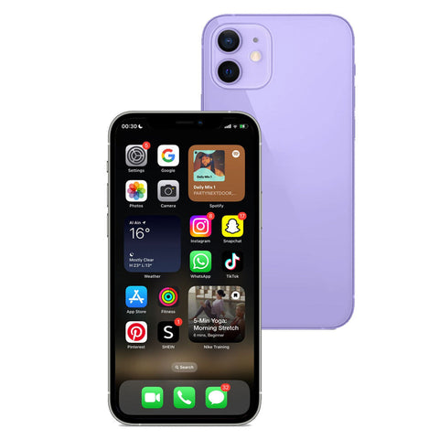 Apple iPhone 12 128GB (Purple) [~Refurbished: As new]
