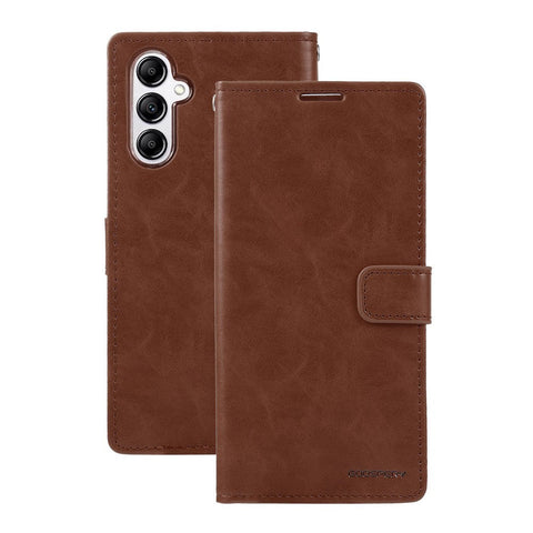 Goospery Bluemoon Diary for Samsung Galaxy A15 - Brown