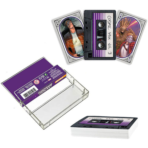 Aquarius 54-Pieces Guardians Of The Galaxy Cassette Playing Cards/Poker Deck 4y+
