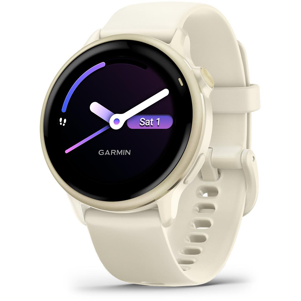 Garmin VivoActive GPS Smartwatch (Lunar Gold/Bone Band) JB Hi-Fi