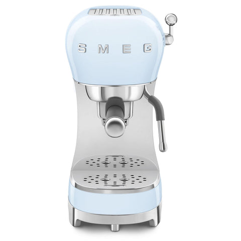 Smeg 50's Style Espresso Manual Coffee Machine (Pastel Blue)