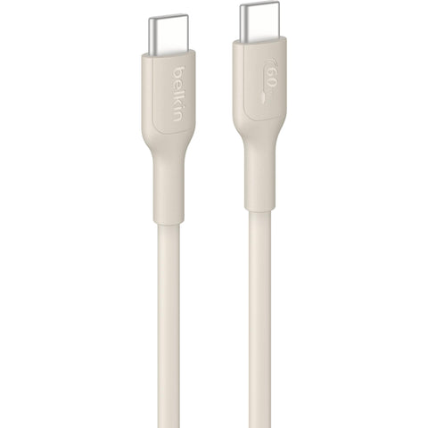 Belkin BoostCharge USB-C 60W 2.0 PCR Cable 1m (Sand)