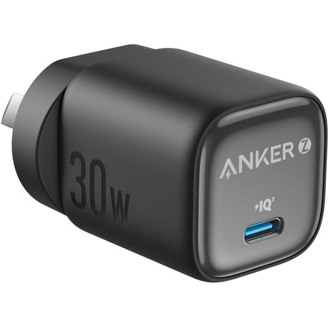 Anker 30W GaN USB-C Wall Charger (Black)