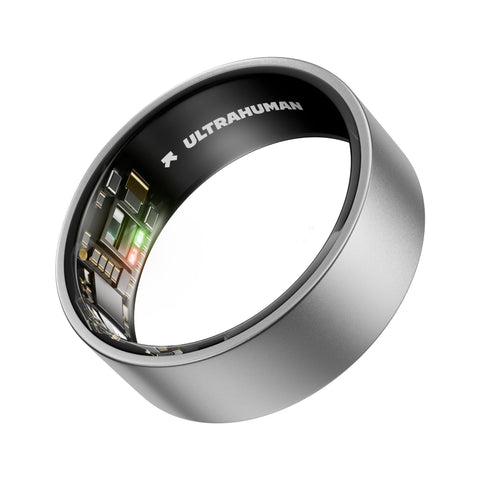 Ultrahuman Ring Air [Size 13] (Raw Titanium)