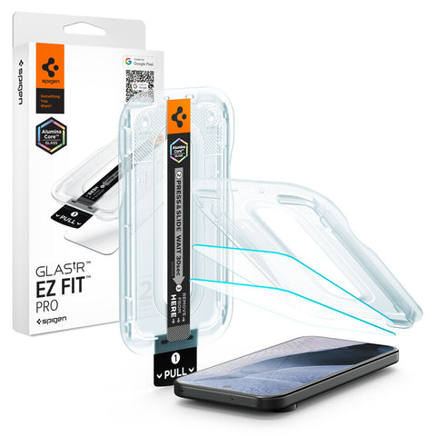 Spigen Google Pixel 11 Pro XL Glas.tR EZ Fit Pro 2PCS Glass Screen Protector (Clear)