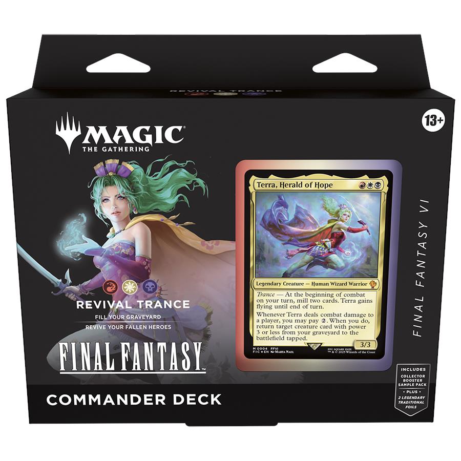 Magic The Gathering Trading Card Game Final Fantasy Commander Deck