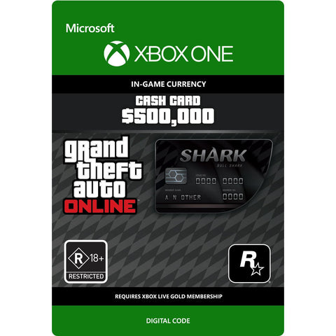 Grand Theft Auto Online - $500,000 Bull Shark Card (Digital Download)